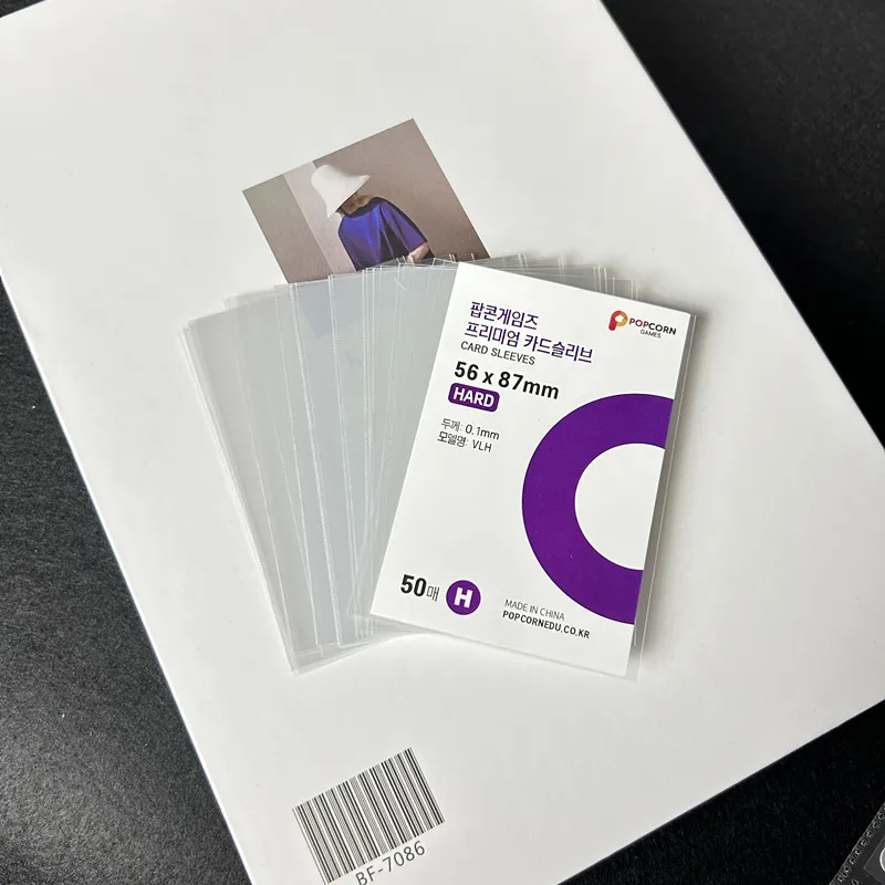 50-600 Stück Kartenfolie Schutzfolie Transparenter Kartenhalter CPP Albumbinder Geeignet für Kameraaufbewahrung Albumbeschutz – Detail 4