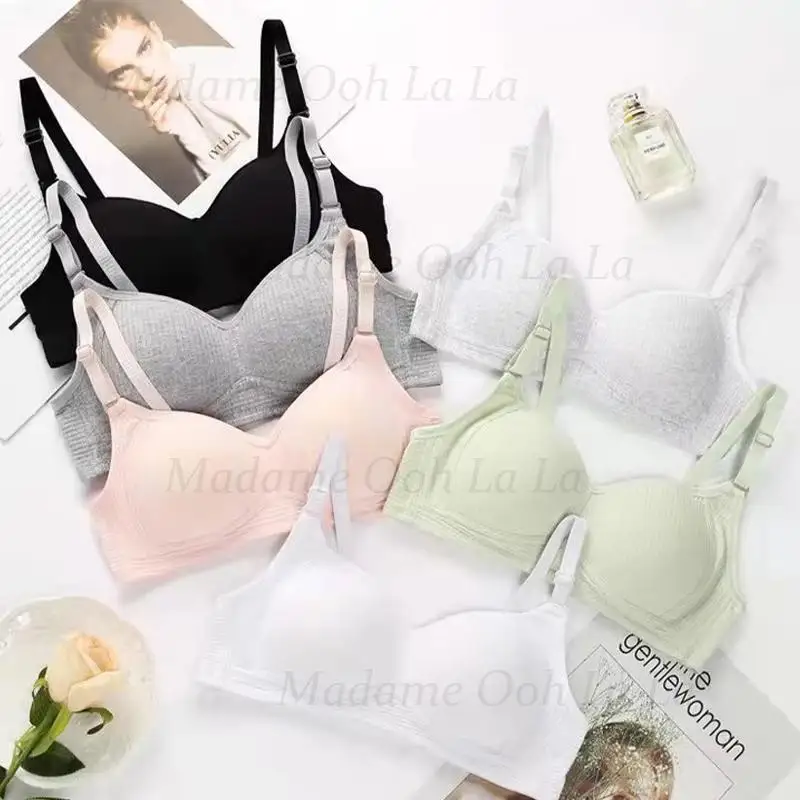 Girls Brassiere Underwear Cotton Kids Bra Dot Design Adolescente Girls Training Bras Breathable Teenage Girl Tops Crop