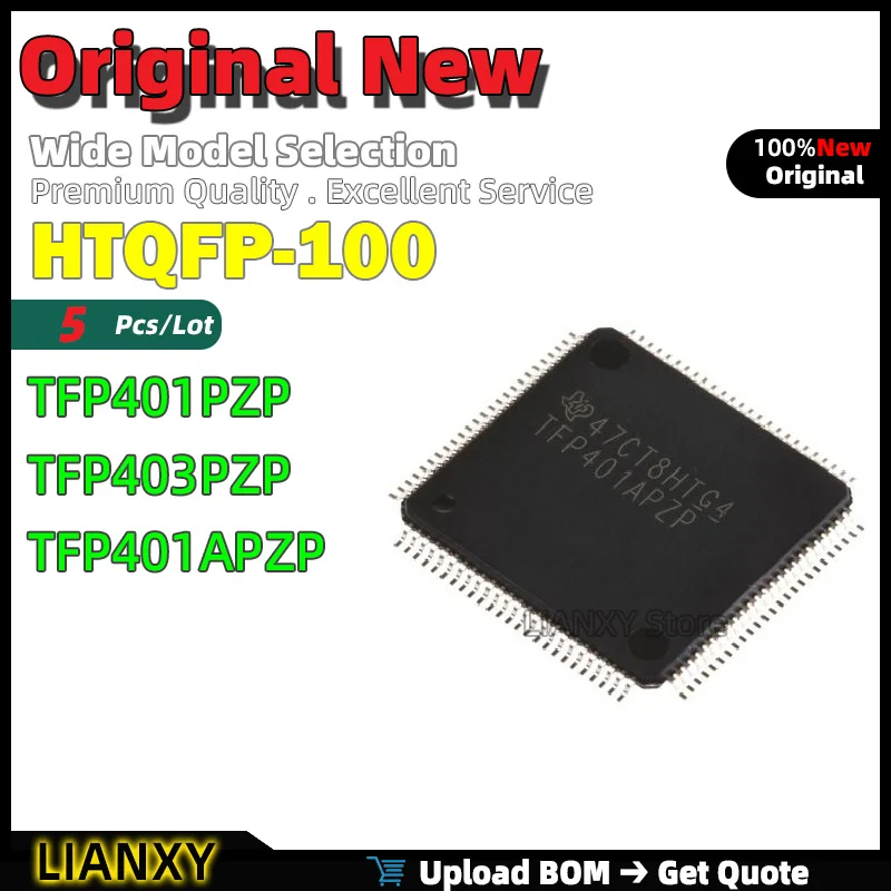 

5pcs HTQFP-100 TFP401PZP TFP403PZP TFP401APZP Digital Receiver New Original