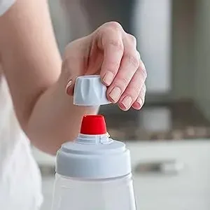1000ML Silikon-Pfannkuchenteigspender mit Druckauslöser, Waffel- und Crêpe-Maker, Mixer, Cupcake- und Gebäck-Backzubehör – Detail 10