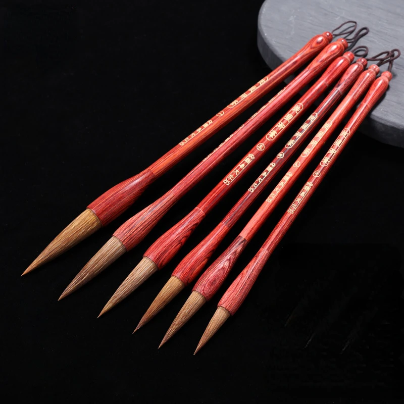 

Weasel Hair Brush Chinese Calligraphy Brush Set Running Script Regular Script Brush Pen Lettering Calligraphy Set Art Caligraphy