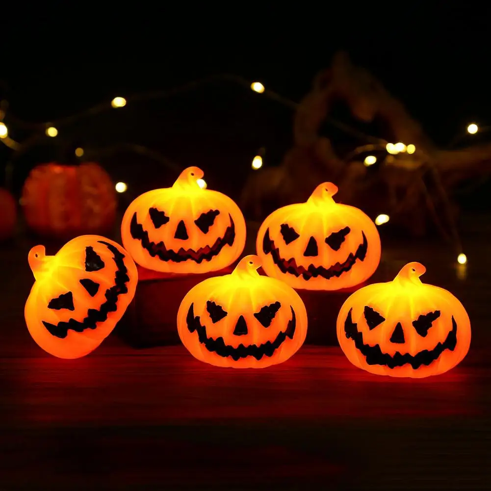 Halloween Spirit Decorations Festive Halloween Decorations Spooky Halloween Pumpkin Lantern Led Lights Set for Festive for Party