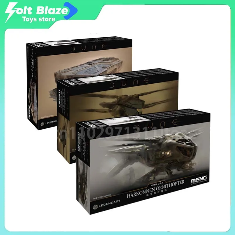 MENG MMS-014 Dune Harkonnen Ornithopter Assembly Model Pvc Statue Room Ornament Assembly Models Boy Collection Birthday Gifts