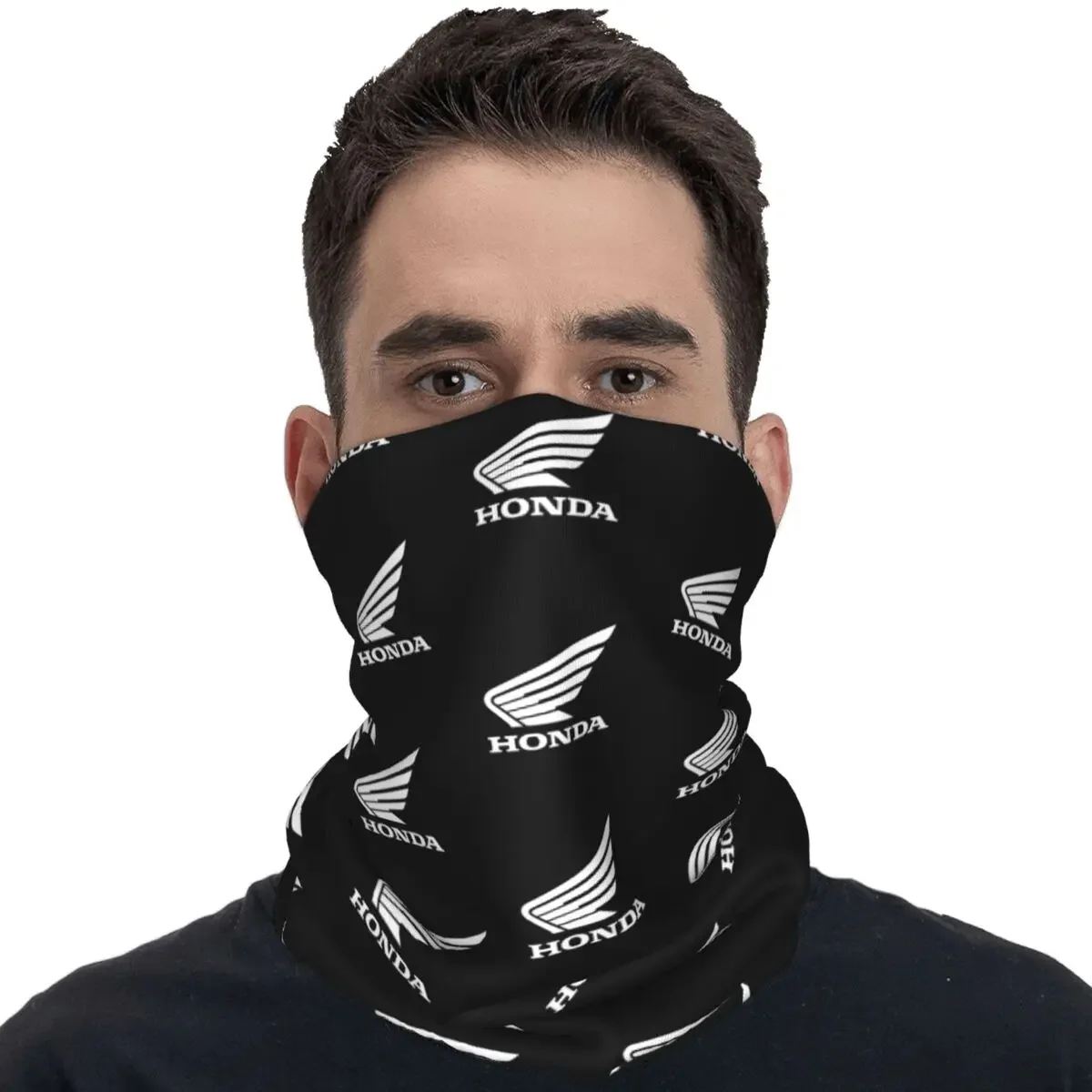 Racing Motorcycle Balaclava Hondas Hunting Fishing Cycling Mask Windproof Seamless Soft Tactical Mask Autumn Fun Neck Gaiter