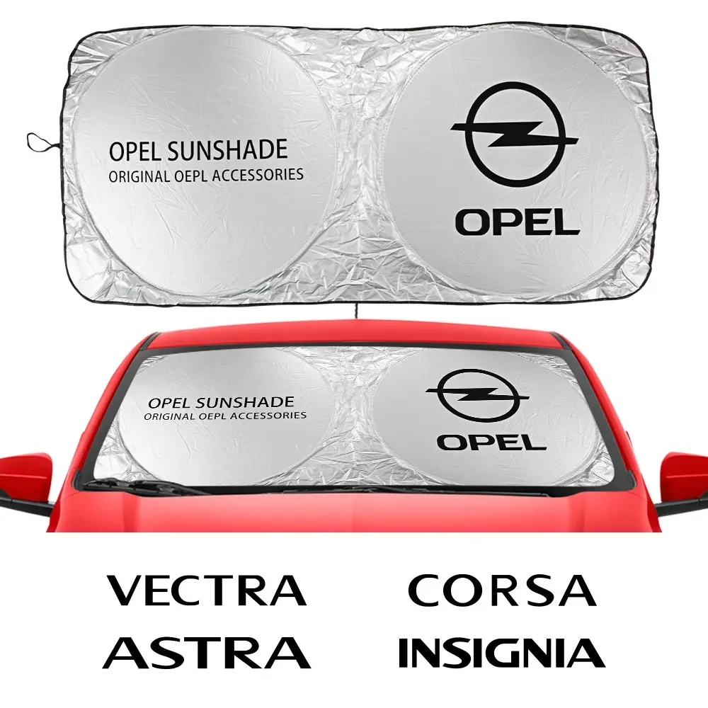 For Opel Insignia Adam Grandland X Crossland Corsa Combo Karl Car Windshield Sunshades Sun Shade Covers Blocks Auto Accessories