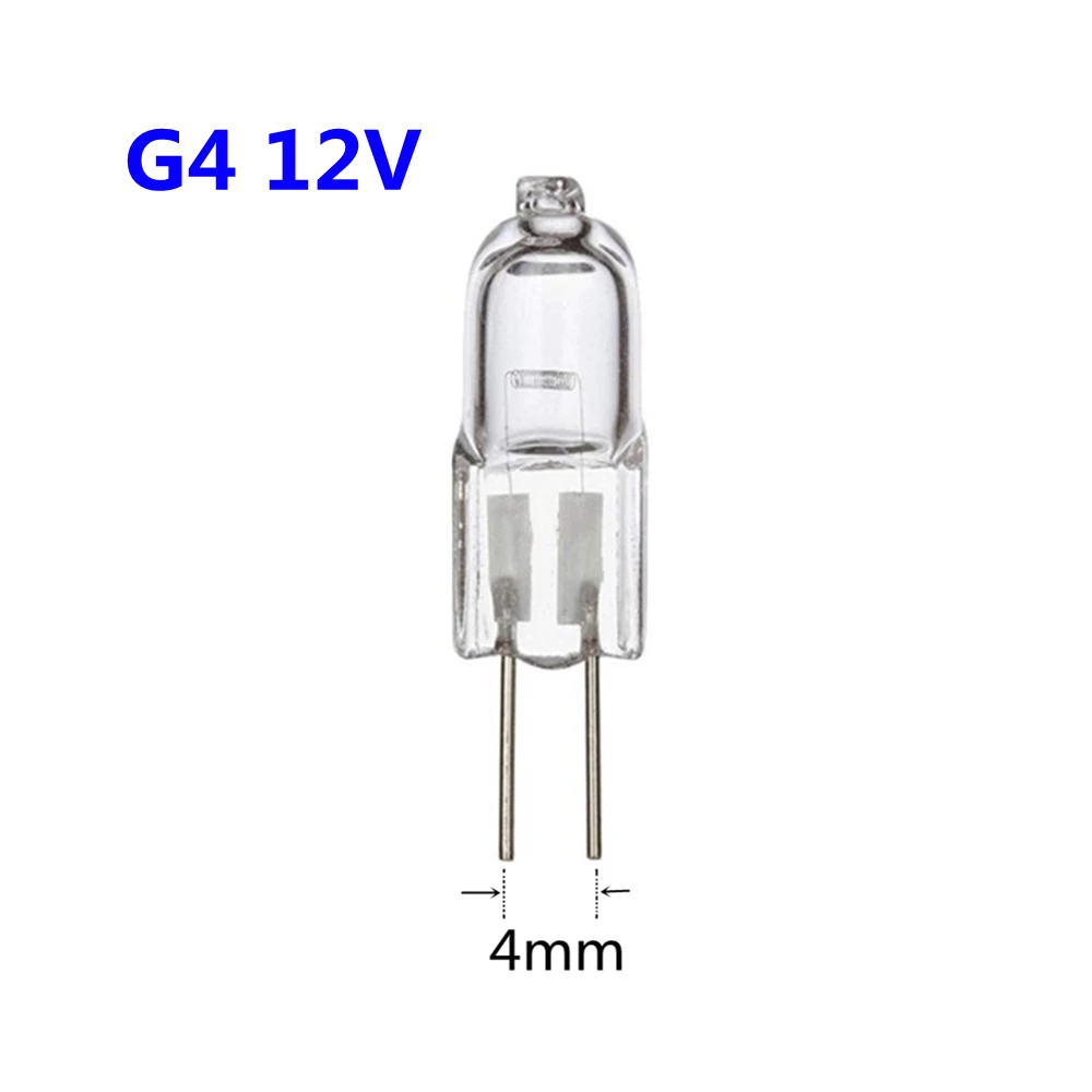 5 boxes (10 bulbs) G4 12V 5W G4 12V 10W G4 12V 20W G4 12V 35W G4 12V 50W glass bulb G4 halogen bulb 12V 20W