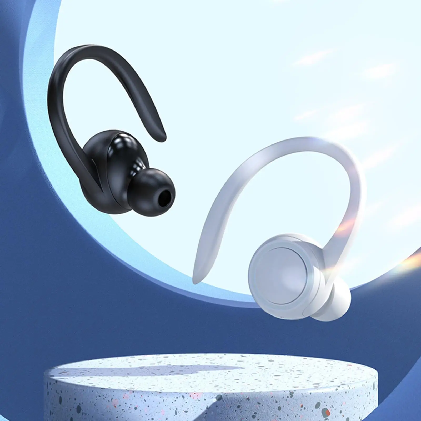 Auricular Bluetooth único resistente al agua y al sudor para correr