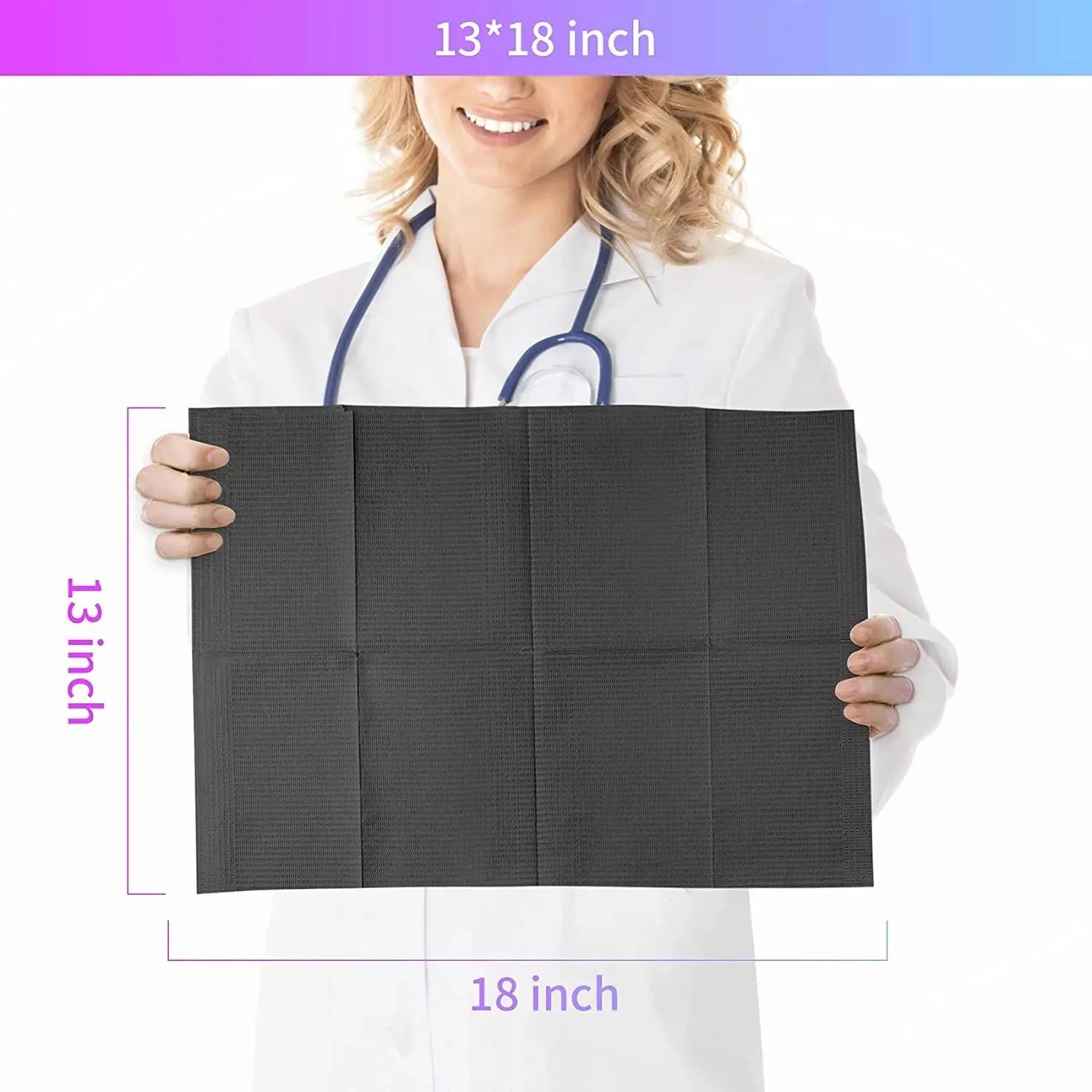 250/125/50/20PCS Tattoo Tabletop Cover Disposable Tattoo Clean Pad Bed Sheet Fabric Waterproof Stain Resistant Cleaning Mat Bibs view 5
