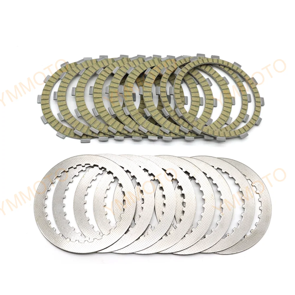 Motorcycle Clutch Plate Friction Steel Disc Kit For Honda VT1100 Shadow/Sabre/Aero/Spirit 1995-2007 VF1000 1984-1986