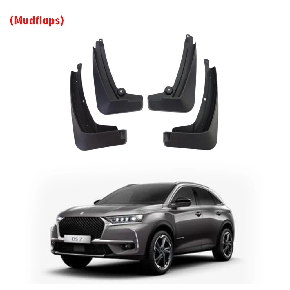 2014-2024 FOR Citroen DS7 Mudflaps Mudguard Fender Mud Flaps Guard Splash Car Accessories Front Rear 4pcs