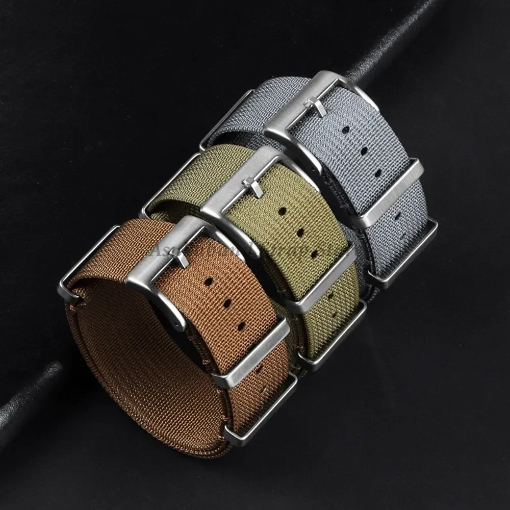 Ремешок для часов 20 мм 22 мм, аксессуары, новый ребристый нейлоновый ремешок для часов, нейлоновый ремешок для часов Omega для Rolex, ремешок для часов, мужские и женские браслеты