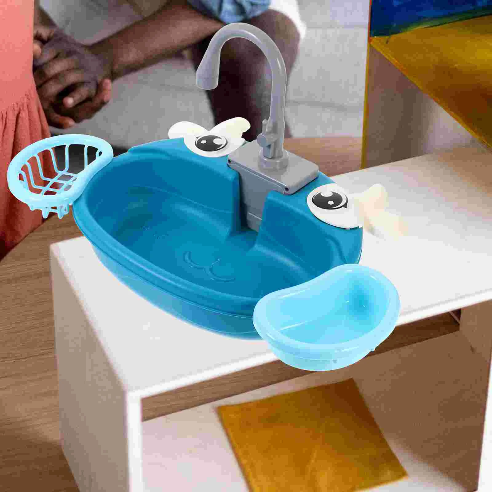 Kitchen Water Toy Toys for Toddlers Electric Sink Pretend Play Parent-child Kids