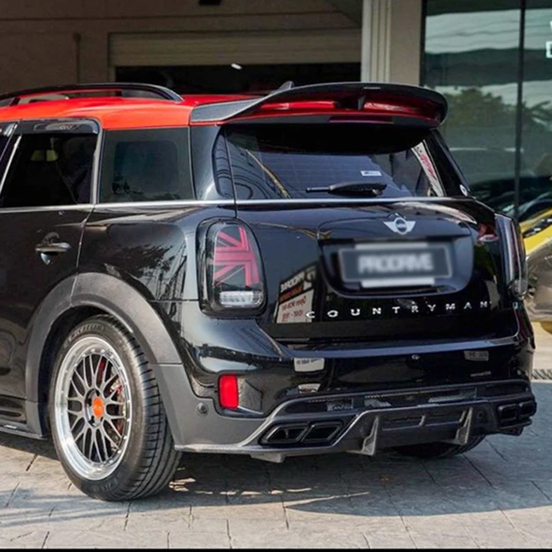 Para BMW MINI Countryman F60 2017-2023 fibra de carbono/FRP alerón estilo de coche ala trasera accesorios exteriores modificados