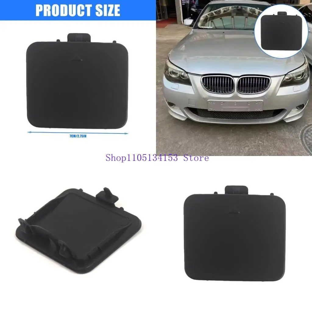 

hg89 Front Bumper Tow Hook Cover Caps Automotive Accessories for E60 2003-2010 Replacement Tow Hook Cover Caps 51117897210