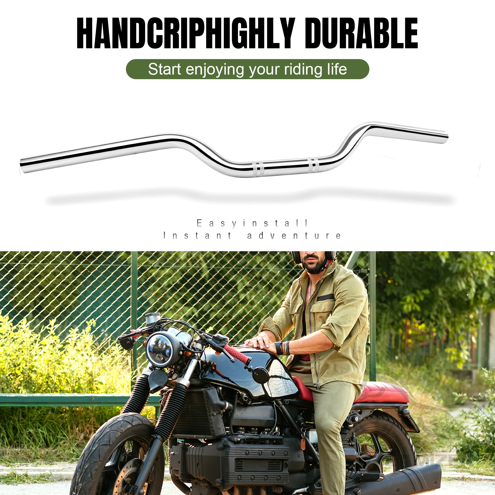 Motorcycle 22mm 25mm Chrome Steering Wheel Handlebar Retro Motorbike Handle Bars for XL883 XL1200 X 48 Dyna Softail Chopper