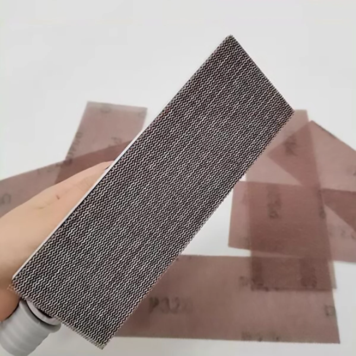 1-10pcs 93x230mm Dust Free Mesh Abrasive Sanding Discs Hook Loop Anti-blocking Dry Grinding Sandpaper Sanding Sheet 120-600 Grit