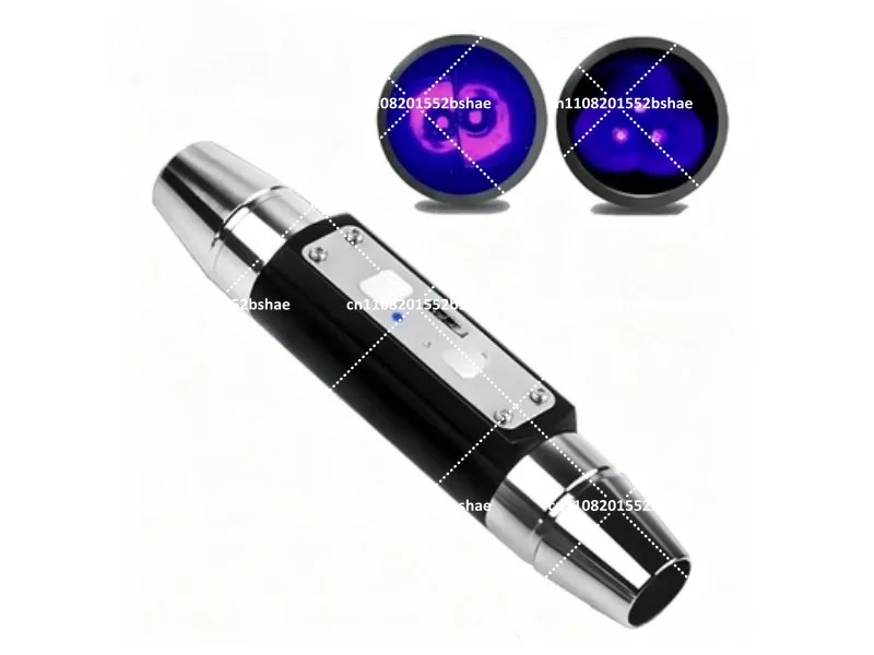 UV Blacklight Flashlight 254nm 365nm 395nm for Minerals Phosphor Detection, Longwave Shortwave UV Lamp with ZWB3 Filter