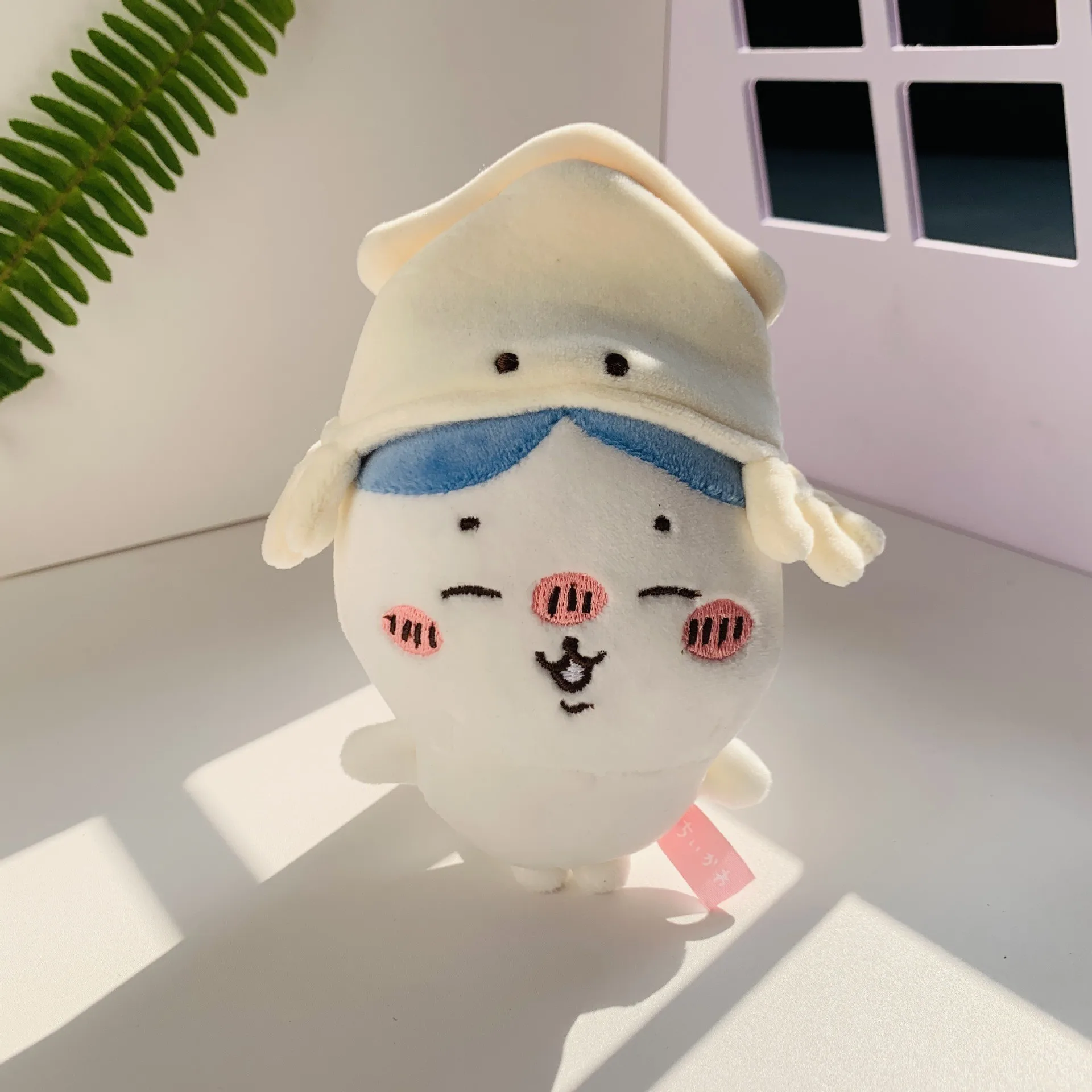 Japanese Self-deprecating Bear Chiikawa Hachiware Usagi Aquarium Series Squid Plush Backpack Key Doll Pendant Children's Gift
