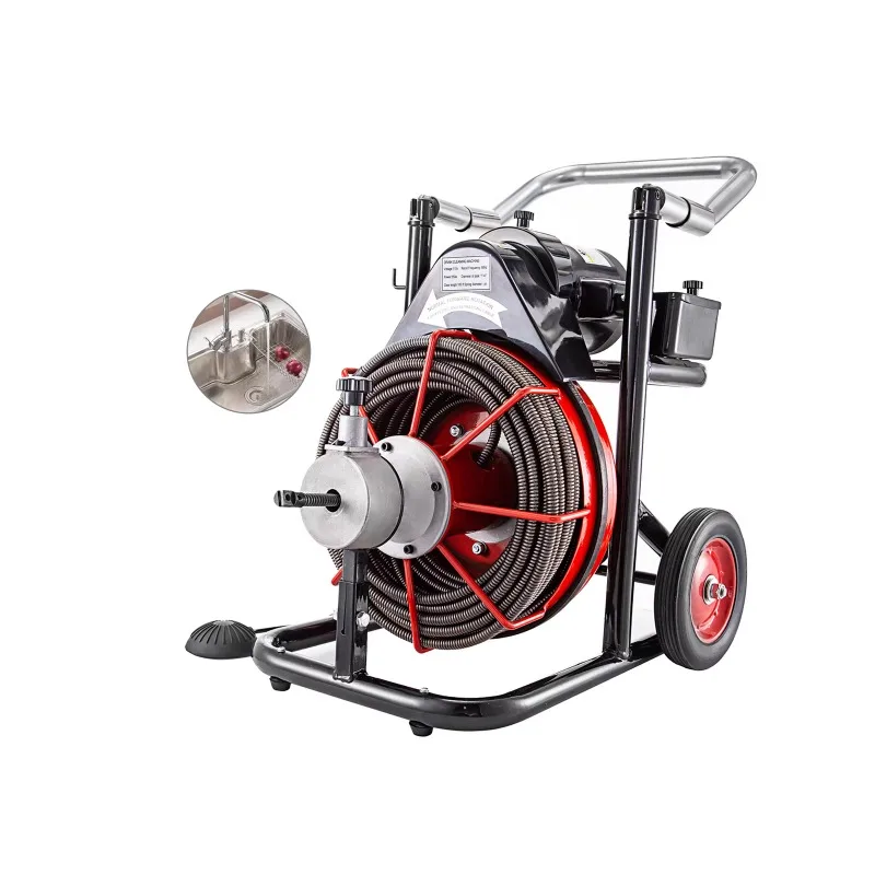 آلة تنظيف تصريف الأنابيب 100 قدم / 30 م آلة التنظيف #3