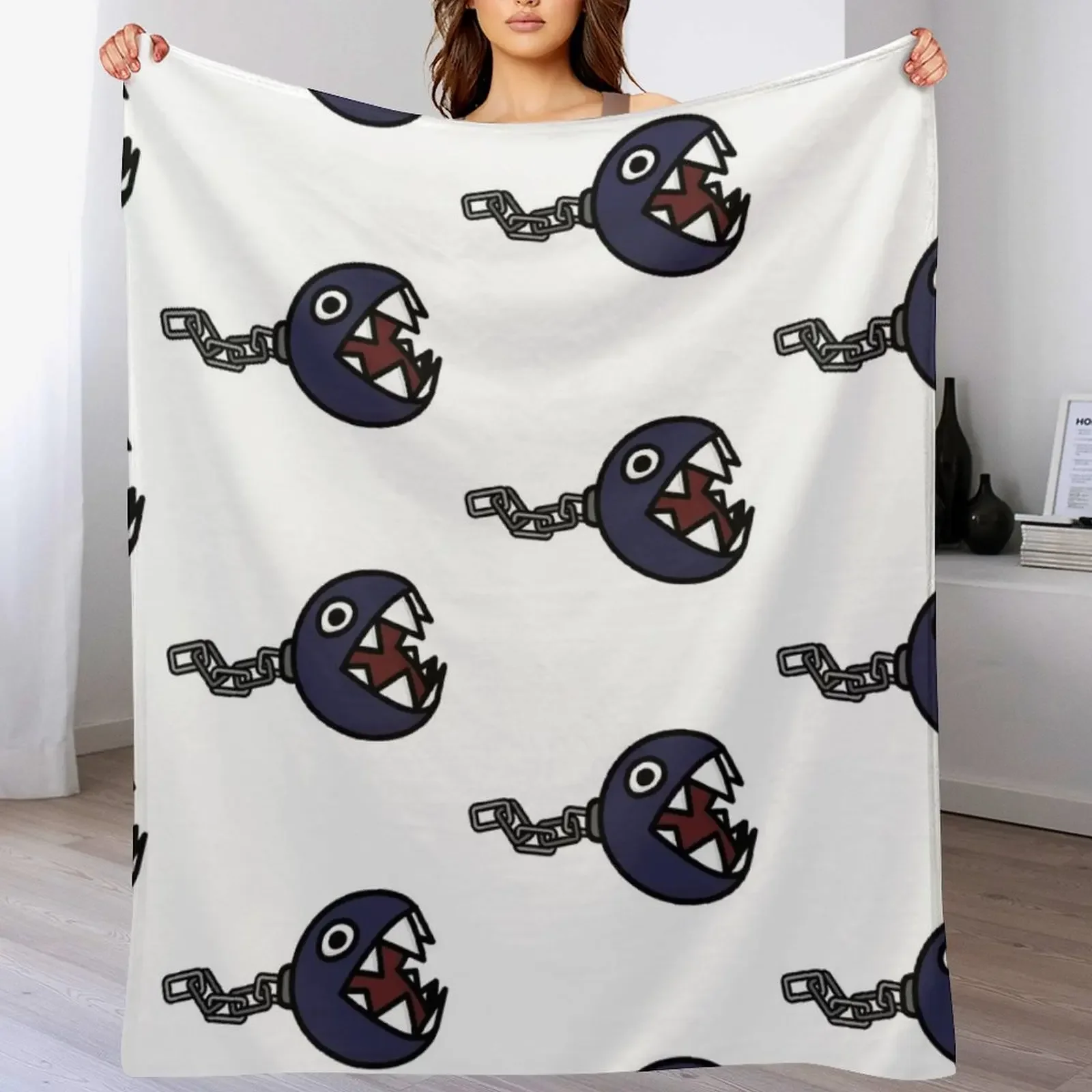 

Chain Chomp Throw Blanket Hairys for winter blankets and throws Sofa Quilt Blankets