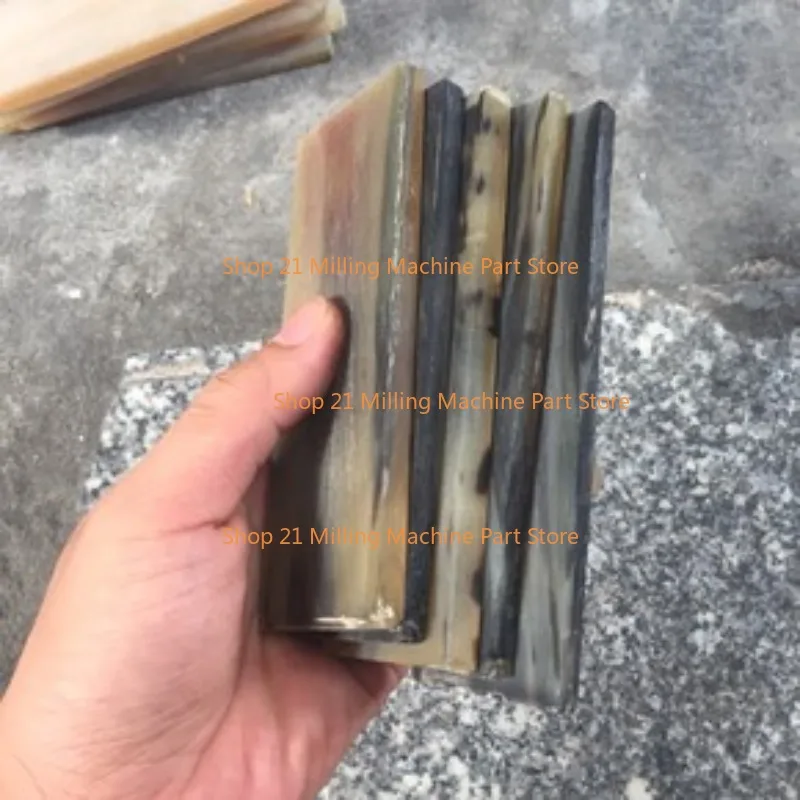 

1pc Natural Flower Sheep Horn Sheet Knife Blanks Plate Scales Handle Material DIY Engraving, Lartition Plate