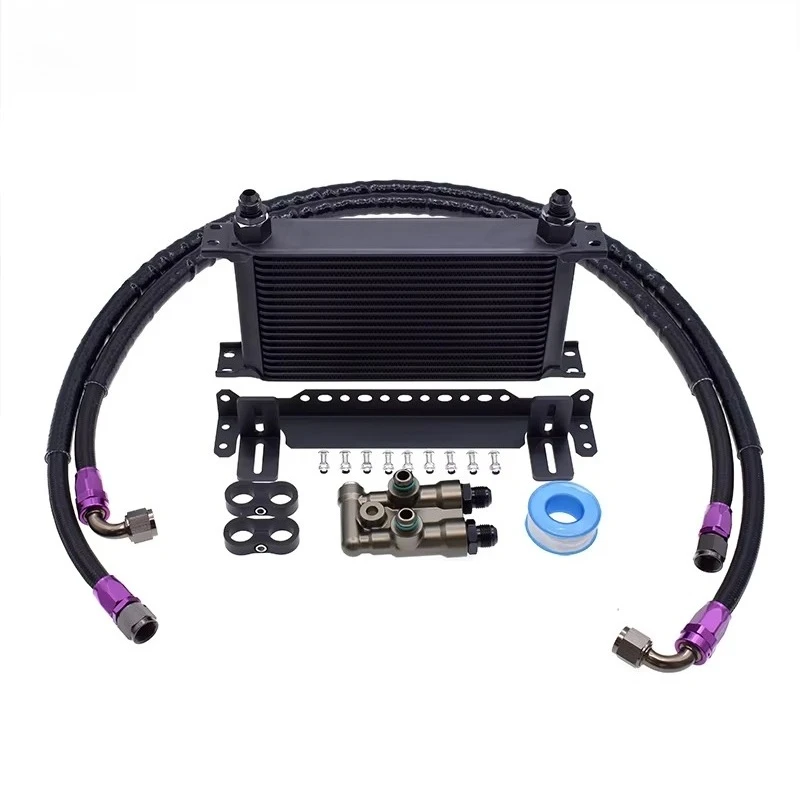 Aluminum Transmission Oil Cooler Kit for BMW F07 F10 F11 F18 520i 528i GA8HP45Z Gearbox
