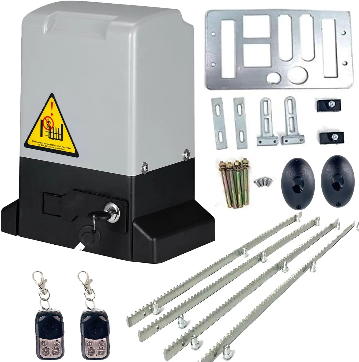 eletrico deslizante portao abridor ac motor portao operadores automaticos de porta de garagem heavy duty abridor kit w acessorios 800 2000kg 01