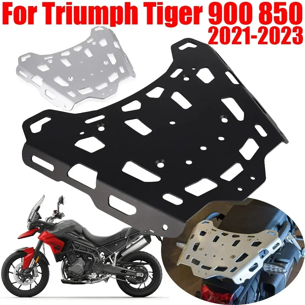 

For Triumph Tiger 900 Tiger 850 Sport 2021 2022 2023 Accessories Rear Luggage Rack Carrier Shelf Top Box Holder Support Bracket