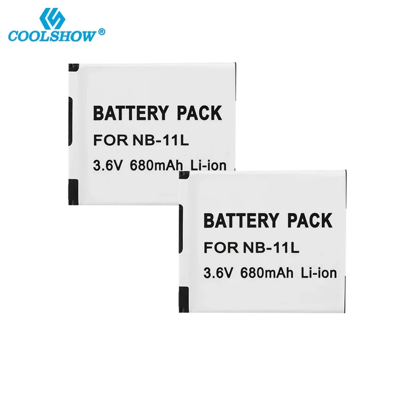 680mAh Battery NB-11L NB 11L For Canon IS A2600 A2300 A2400 A3500 A4000IS IXUS 125 132 140 240 245 265 155 HS Camera Batteries