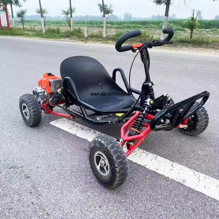 2024 New Design 4 Stroke Go Karts for Adults Utvs Motor Shaft Drive Fuel Powered Go Kart