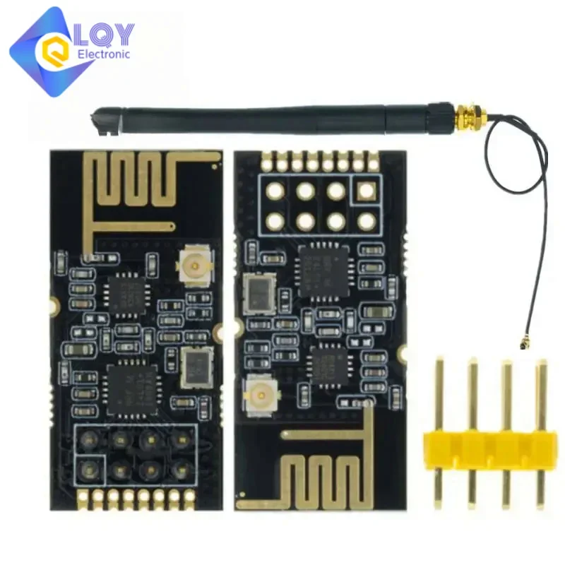 LQY GT-24 2.4G SMD NRF24L01 1100 meter long-distance NRF24L01 PA LNA SMD wireless modules 1100meters 2.4G Antenna