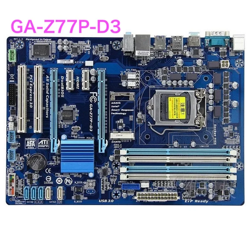 

Подходит для материнской платы Gigabyte GA-Z77P-D3, 32 ГБ, LGA 1155 DDR3 ATX, материнская плата, 100% протестировано, ОК, полностью работает, бесплатная доставка