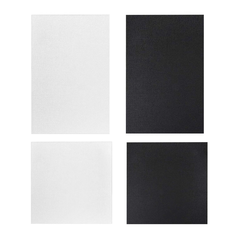 Classic Reserve Aida Cloth 14 Count for Cross Stitch Fabric Embroidery Kits Fabric Canvas White/Black for DIY L DropShipping
