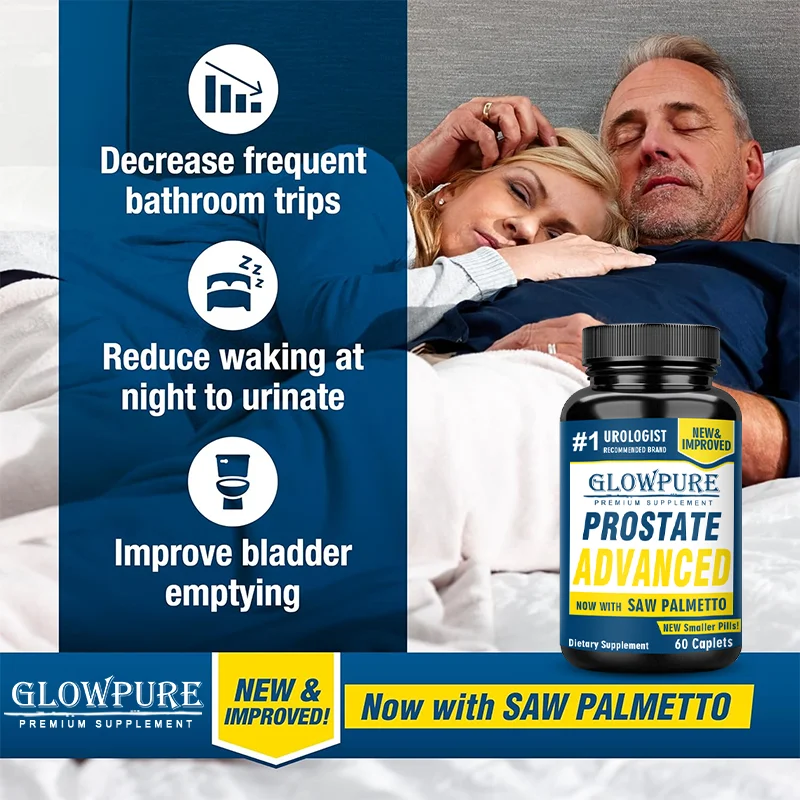 Advanced with Saw Palmetto 13 in 1  - Prostate , Bladder & Urinary Health with Beta-sitosterol, Reishi, Vitamin D Supplement