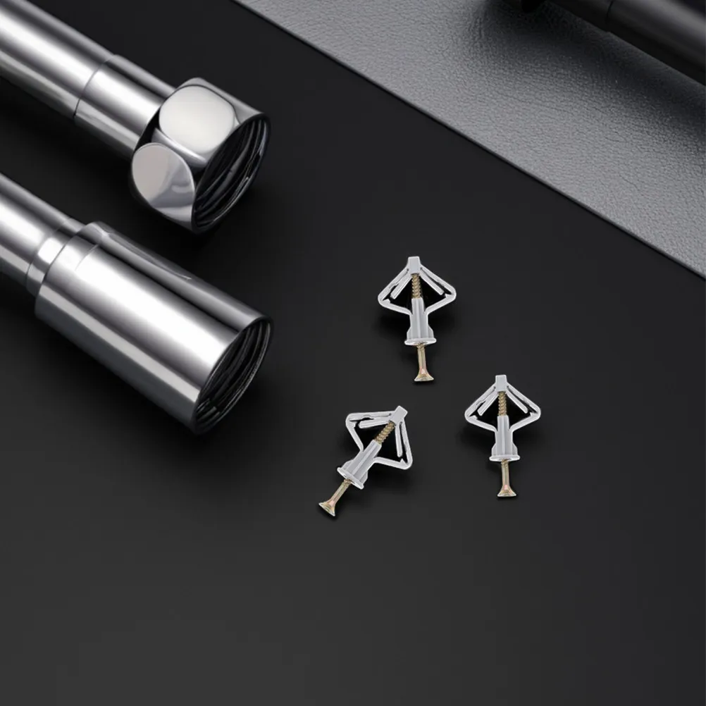 50Sets Drywall Butterfly Anchors Kit Heavy Duty Hollow Wall Anchors Plastic Mount Screws Assortment for Home Furnishing Repair