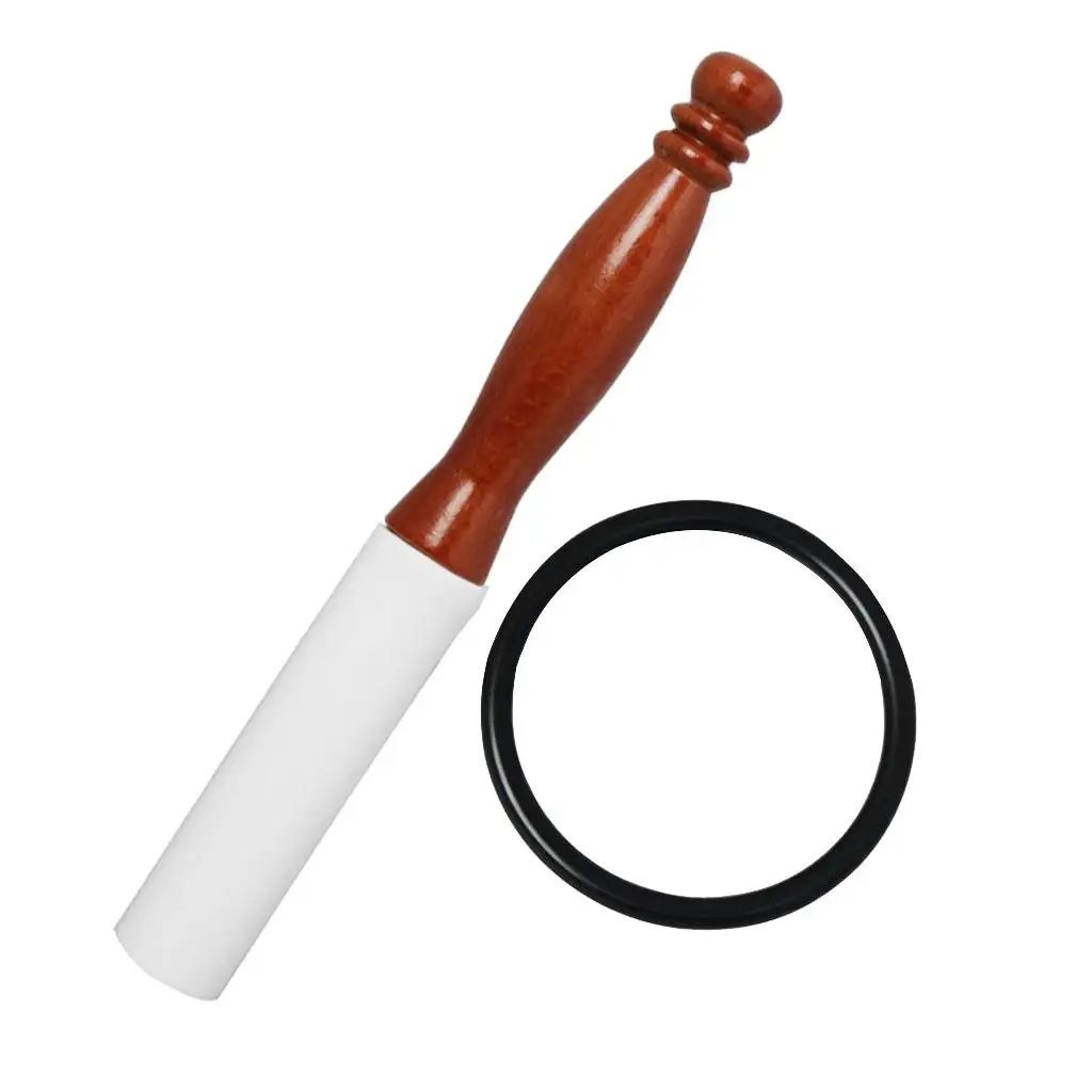 Rubber Mallet with Wooden Handle for Crystal Quartz or Tibetan Meditation s