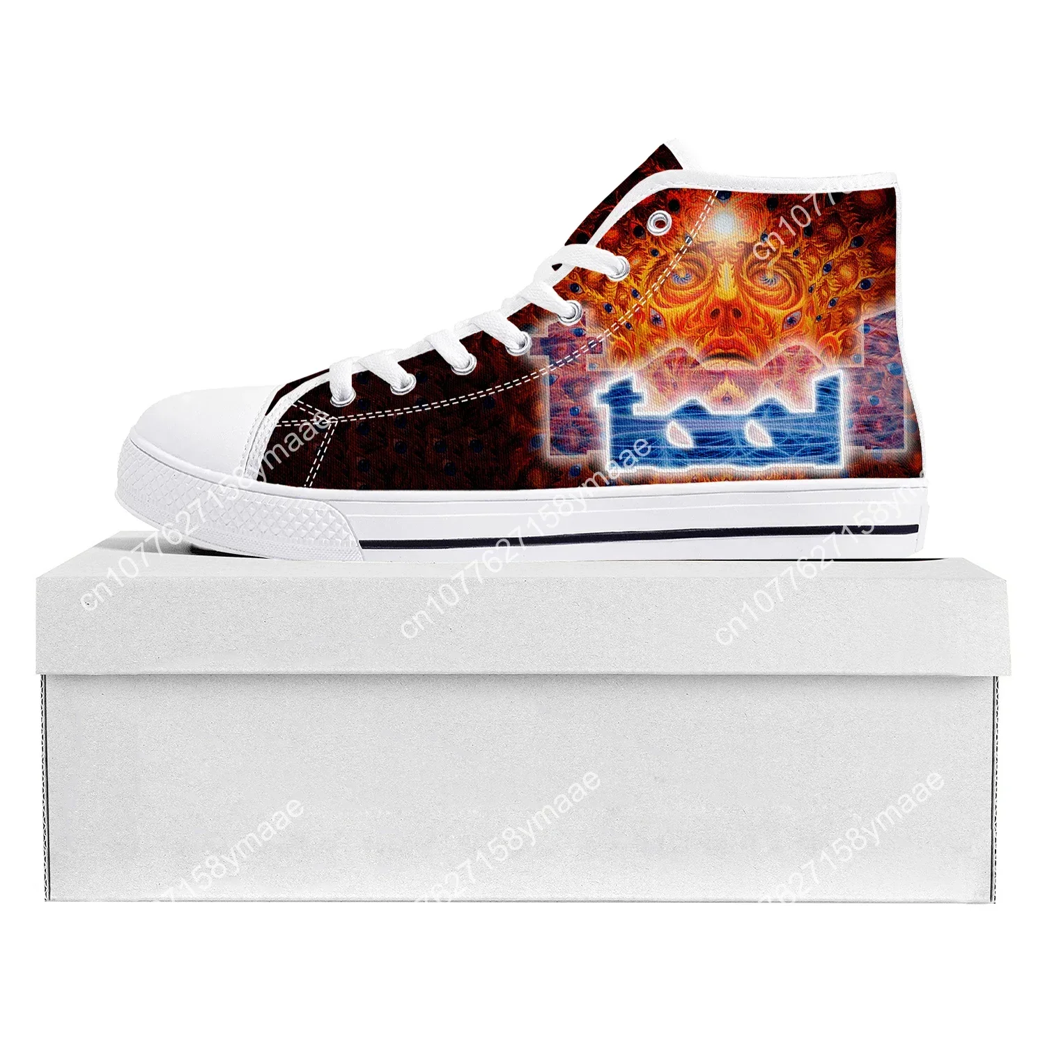 Tool Rock Band High Top Sneakers Mens Womens Teenager Canvas High Quality Sneaker Casual Custom Made Shoes Customize DIY Shoe