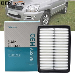 1x Car Engine Air Filter For Hyundai Tucson JM Kia Cerato LD Sportage JE KM 2005 2006 2007 2008 2009 2010 28113-08000 2811308000