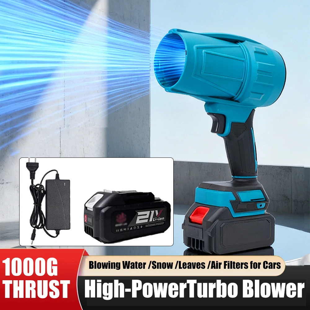 

1000 grams Electric Air Blower Turbo Fan Handheld Dust Blowing Power Tool compatible with Makita batteries