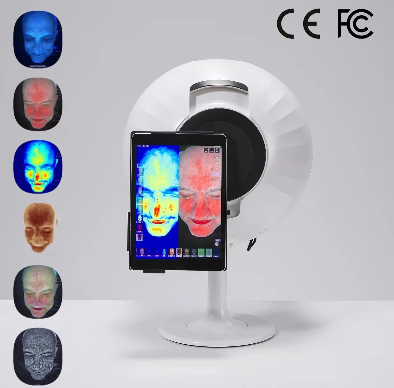 New Portable 3d AI Face Skin Diagnostics Analyzer  Analysis Machine Analyzer