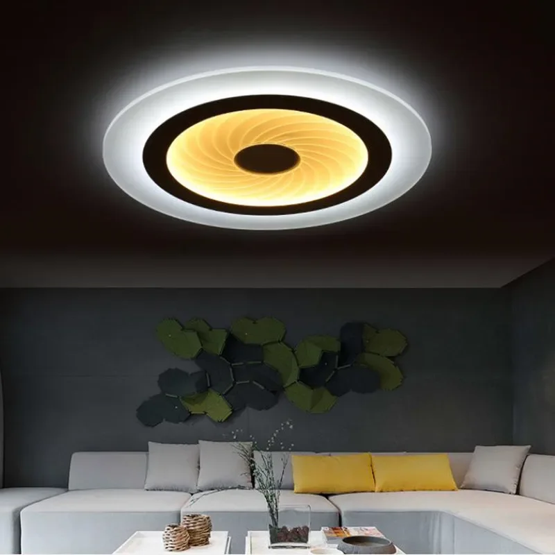 Modern LED Ceiling Lights With 2.4G RF Remote Group Controlled Dimmable Color For Livingroom Bedroom led ceiling Lamps lustre