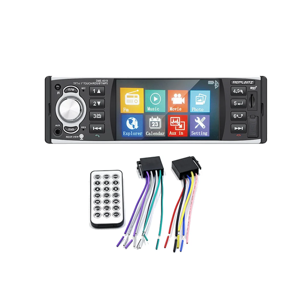 

4.1 Inch Touch Screen Car Bluetooth MP5 Player Car Radio Reversing Image Universal Car