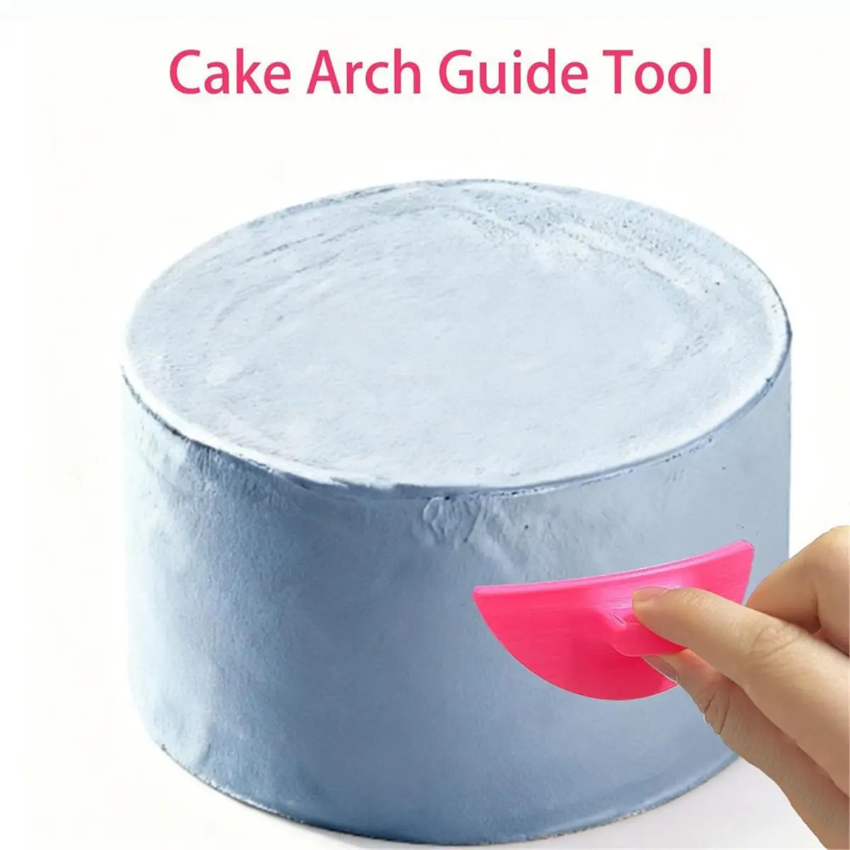 A20I Cake Ruffle Marker Tool 2 Pieces Baking Piping Stencil Cake Decorating Tools for Beginner Decorating Baking Home Bakery