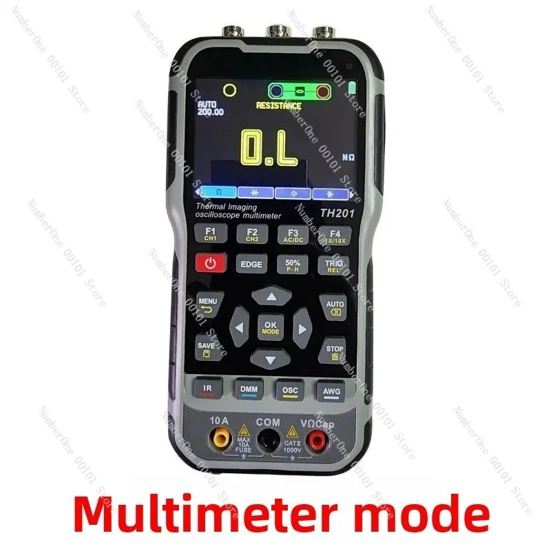 TH201 4 in 1 Handheld Tester Thermal Imaging Oscilloscope Multimeter Signal Source 288*240 IR Camera