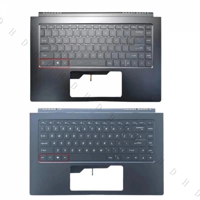 S+New Palmrest C Shell Upper Case w/ US Backlit Keyboard For MSI Prestige 15 A10SC MS-16S3 MS-16S6 Laptop Replacement Housing