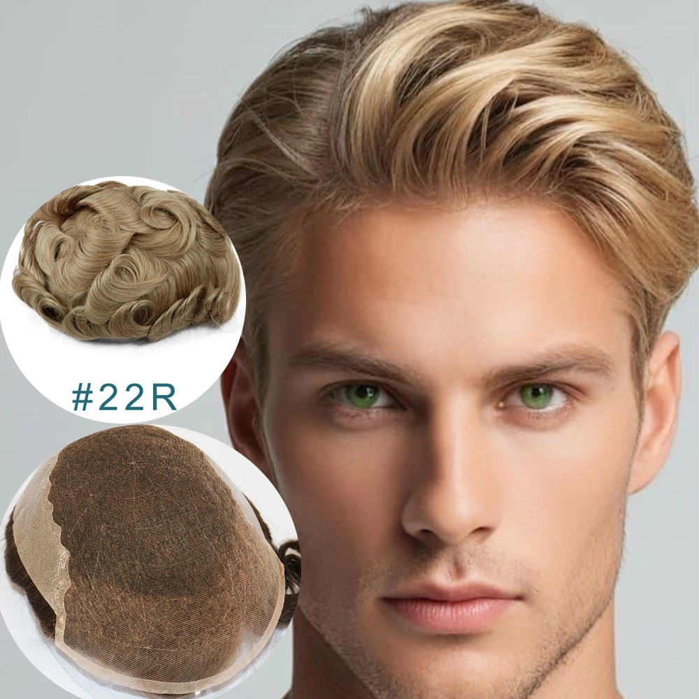 

Натуральная линия роста волос Прочные европейские волосы Q6 Кружевная передняя мужская парик Серый Коричневый Блондин 100% человеческие волосы Дышащая швейцарская кружевная передняя часть