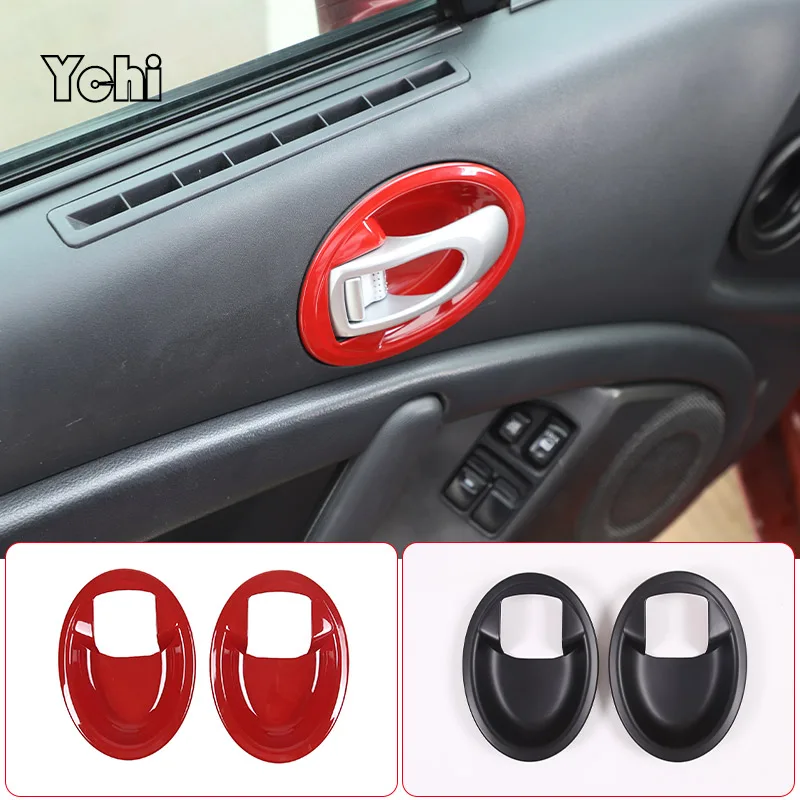 For Mitsubishi Eclipse 2006 2007 2008 2009 2010 2011 ABS Car Inner Door Bowl Protection Cover Trims Sticker Car Accessories