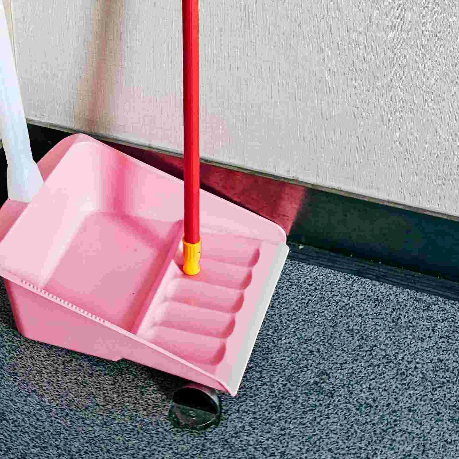 2 Pcs Rubber Strip Dustpan Ash Bucket Edge Garbage Collection Entrance Soft Pressure 3 Plastic Side