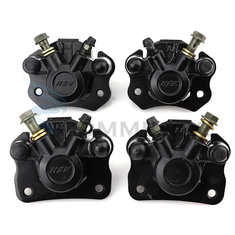 

Левый/правый тормозной суппорт с тормозными колодками для китайского квадроцикла 50cc-250cc Go Kart Buggy Quad Dirt Bike, передние/задние тормоза, аксессуары