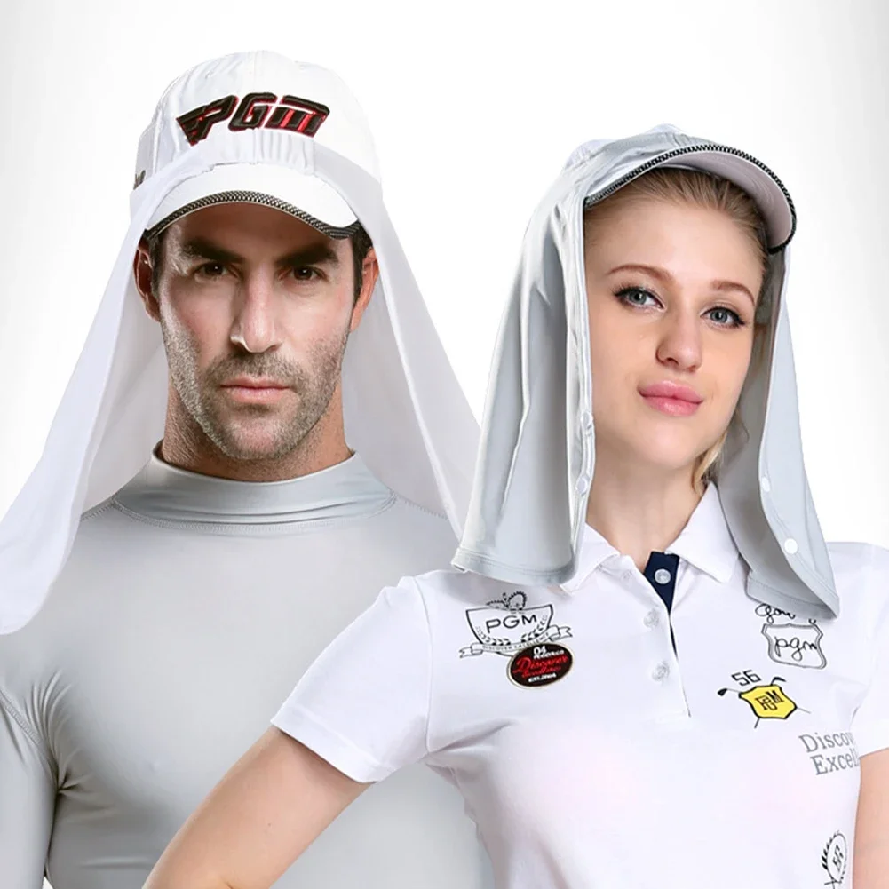 Golf Sun UV Protection Cap, sem chapéu, lenço de fibra de viscose, lenço, máscara punk, protetor solar, verão, homens, mulheres